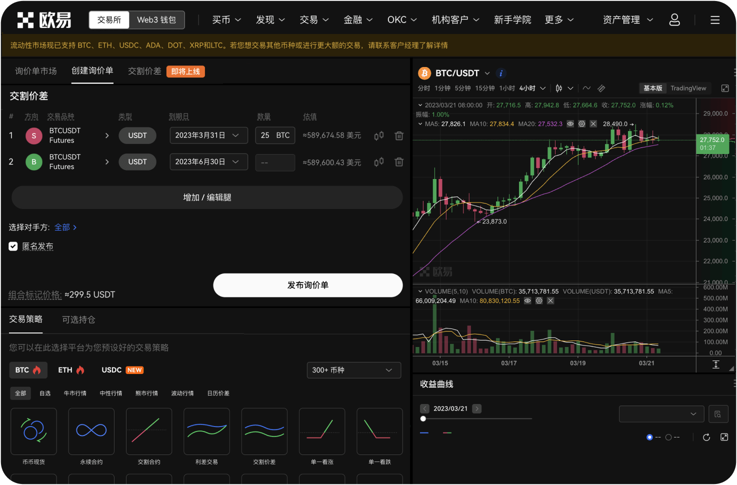 风险投资区能用手续费抵扣券吗